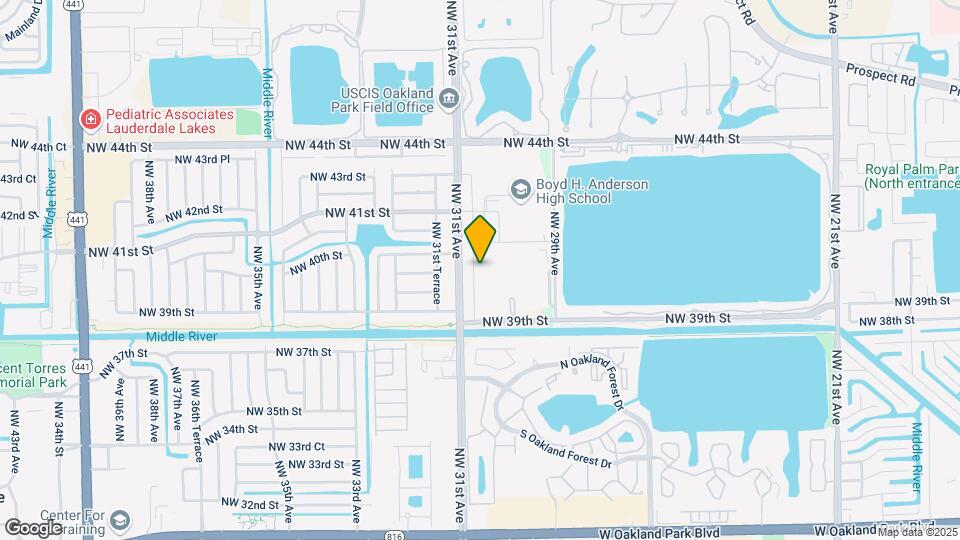 3970 NW 30th Ter Map and Location Details
