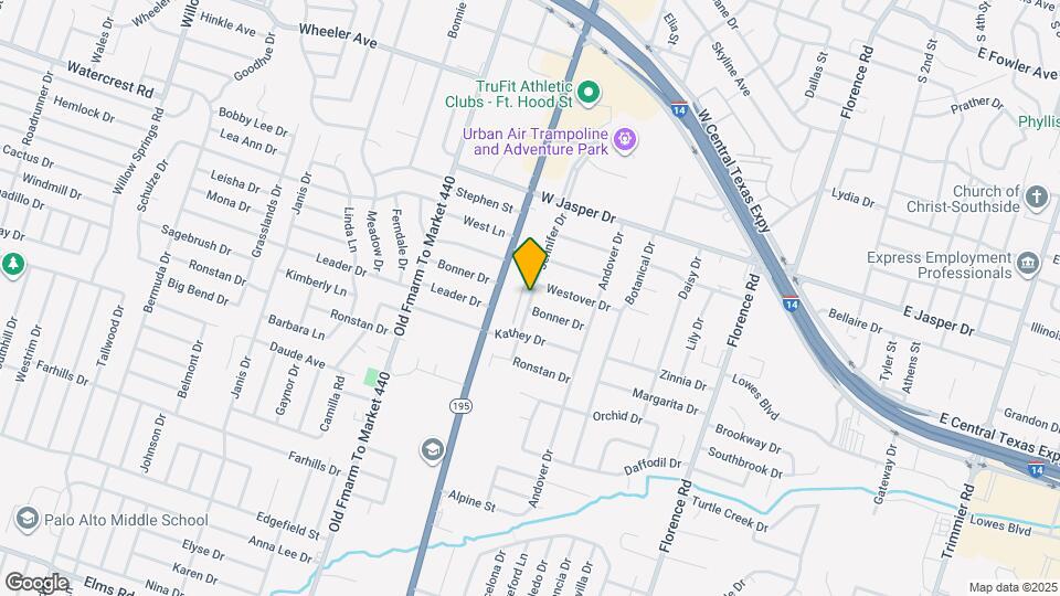 2353 Jennifer Dr, Unit Townhouse Map and Location Details