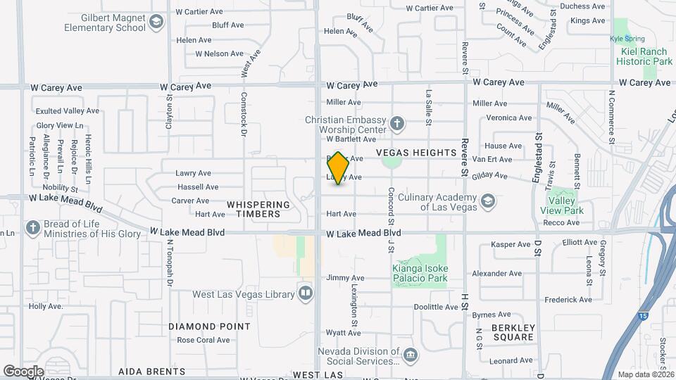 1388 Hassell Ave, Unit 1388Hassell Mapa y Detalles de la Ubicación