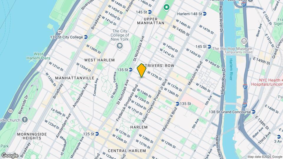 2544-2548 Frederick Douglass Blvd Mapa y Detalles de la Ubicación