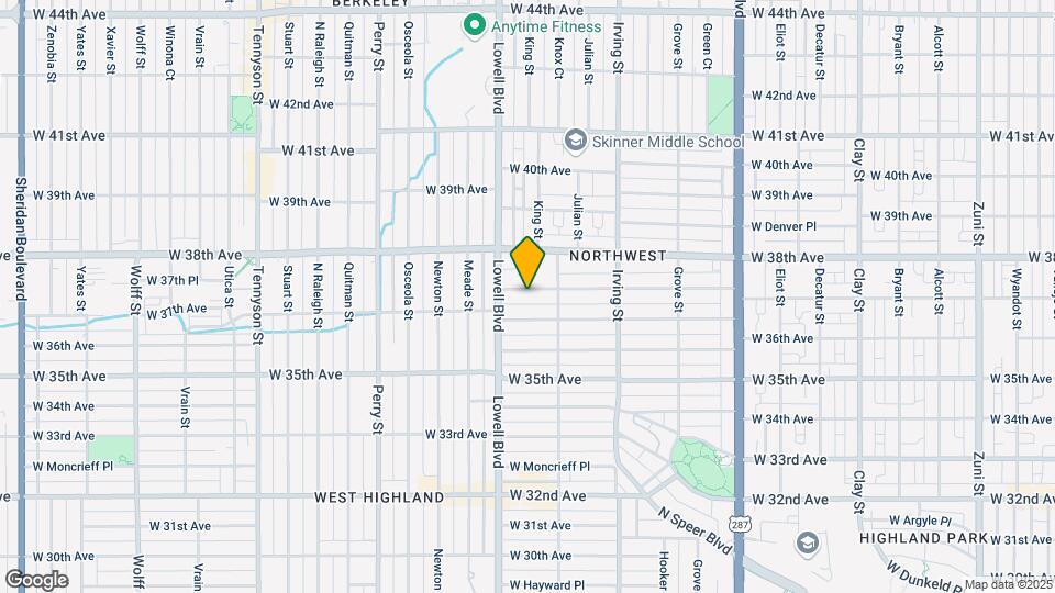 3450 W Clyde Pl Map and Location Details