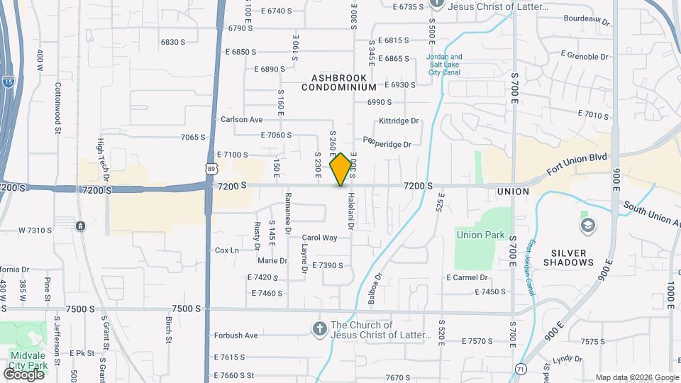 272 East Fort Union Blvd Map and Location Details