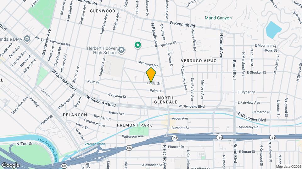 540 South St Mapa y Detalles de la Ubicación