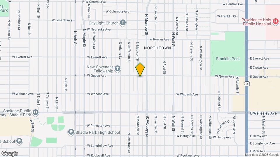 5024 N Madison St Map and Location Details