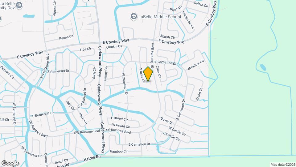 9012 S Indio Ct Map and Location Details