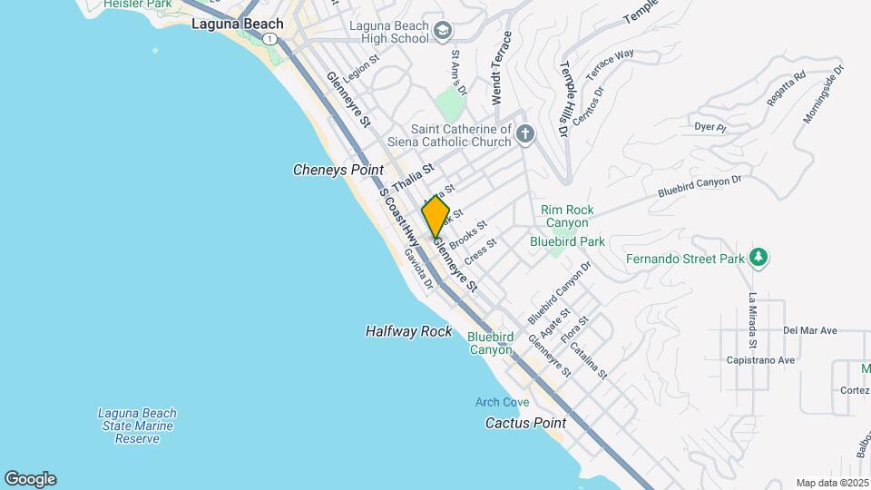 1163 Glenneyre St Map and Location Details