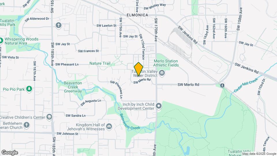 17215 SW Merlo Rd Map and Location Details
