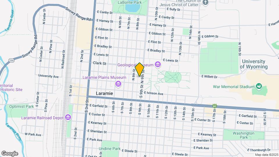 168 N 9th St Map and Location Details