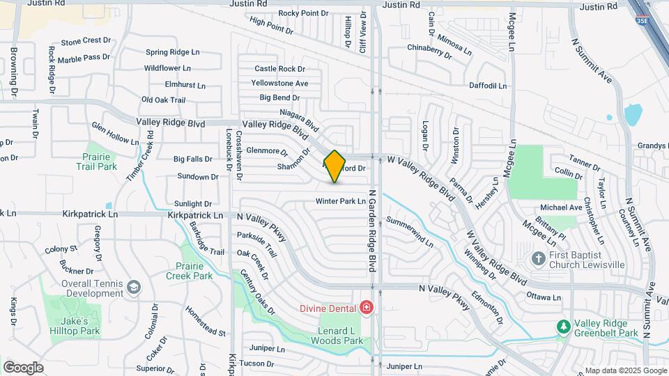1542 Glenmore Dr Map and Location Details