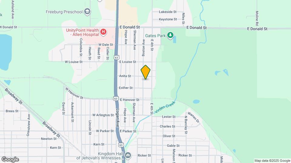 420 Boston Ave Map and Location Details