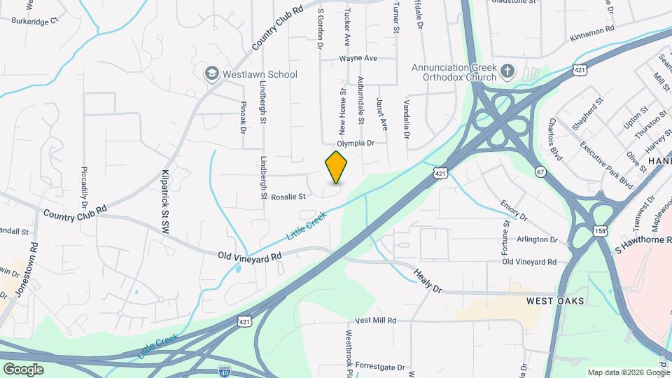 470 Creekway Dr Map and Location Details