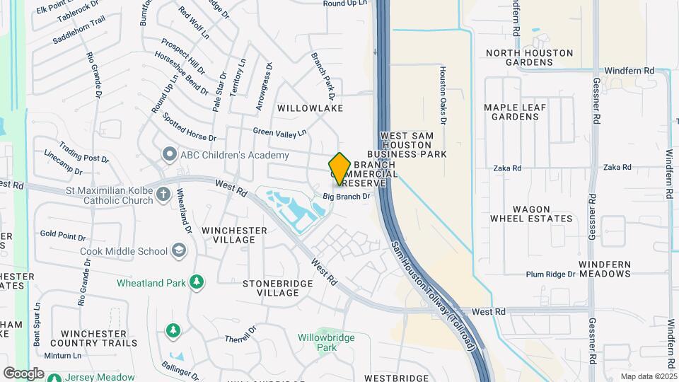 9519 Willow Lodge Ct Map and Location Details