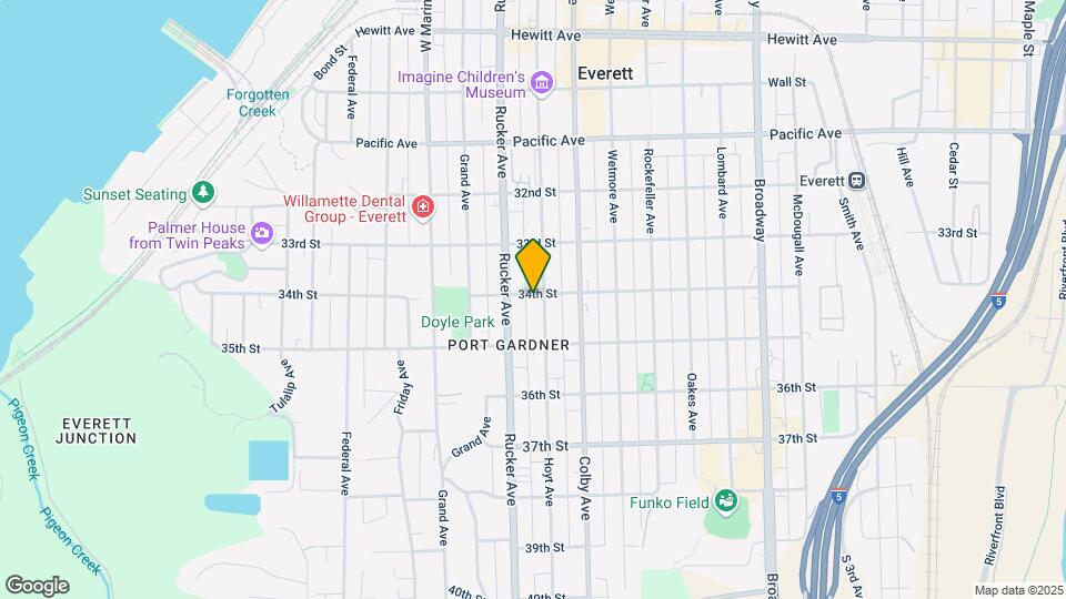 1414 34th St Map and Location Details