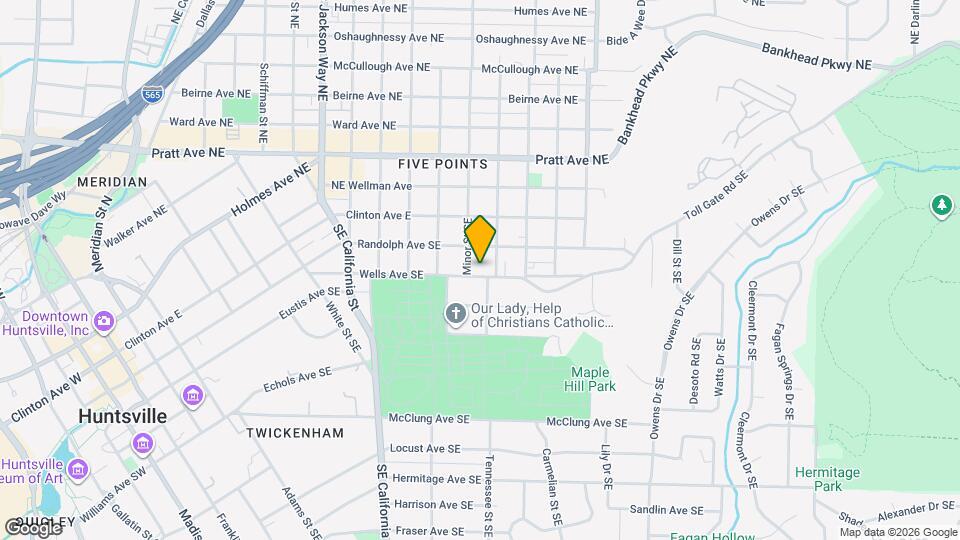 1305B Wells Ave SE Map and Location Details
