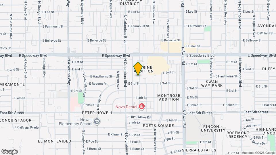 919 N Catalina Ave Map and Location Details