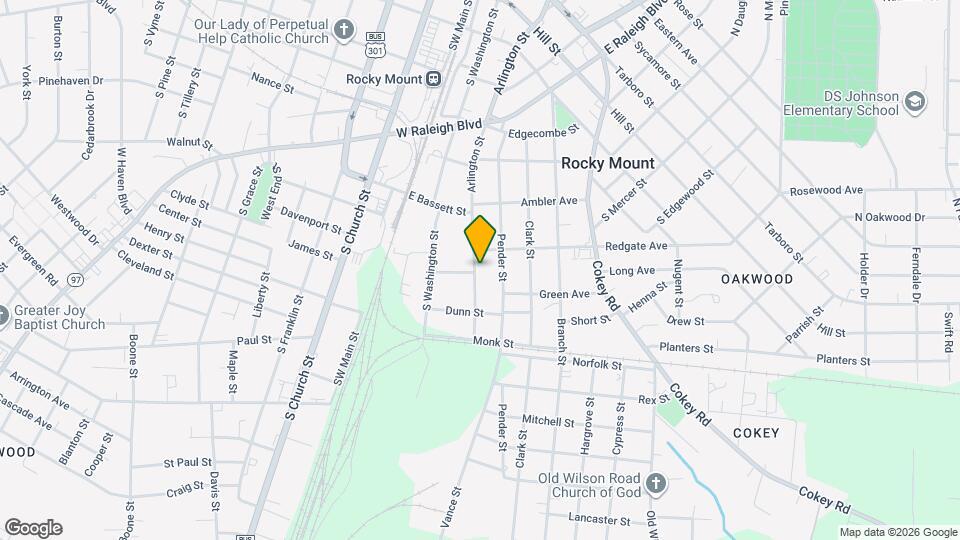 819 Arlington St Map and Location Details