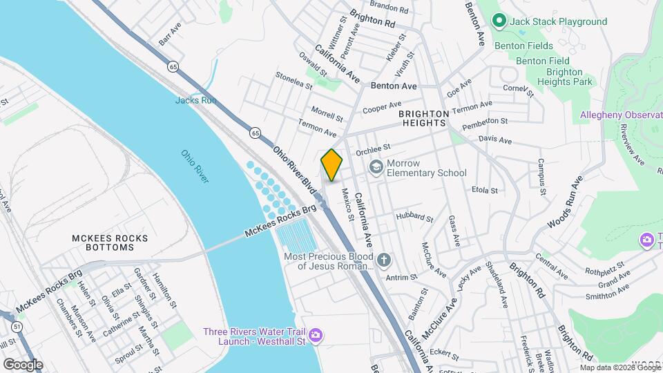 1817 Davis Ave Map and Location Details