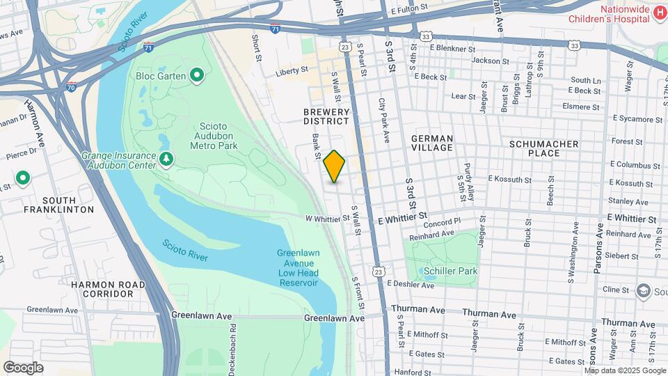 801 S Front St Map and Location Details