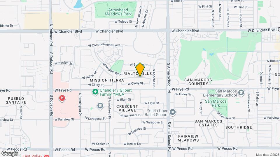 1221 W Chicago St Map and Location Details