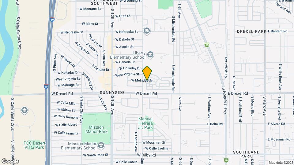 279 W Melridge St Map and Location Details