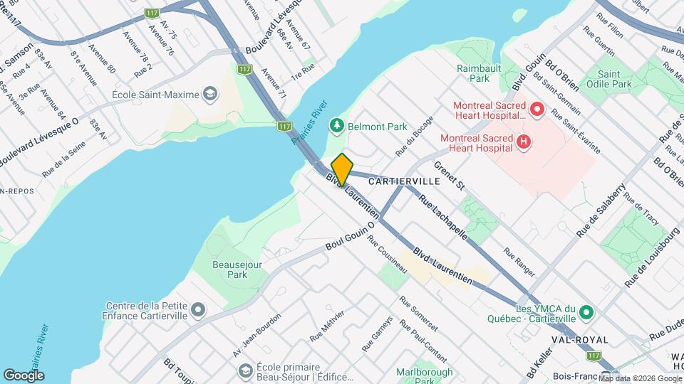 12430 Laurentien Boul Map and Location Details
