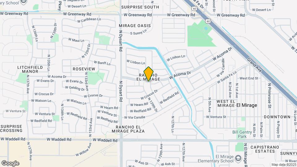 14506 N 129th Ave Map and Location Details