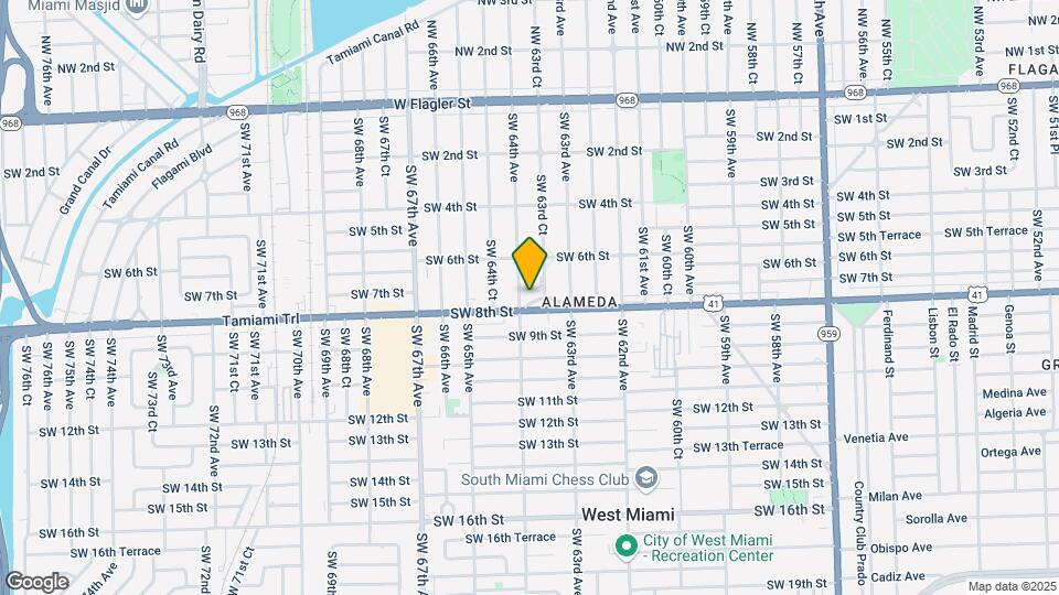 6373 SW 8th St Map and Location Details