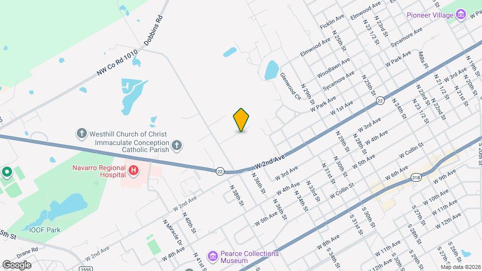 2543 W Sycamore Ave Map and Location Details