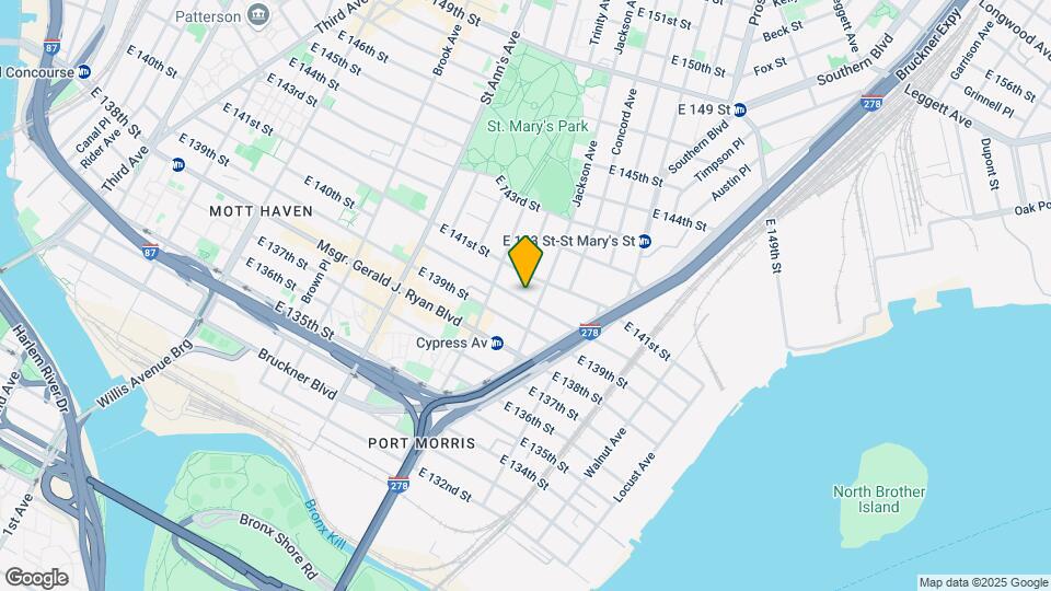 691 E 140th St Mapa y Detalles de la Ubicación