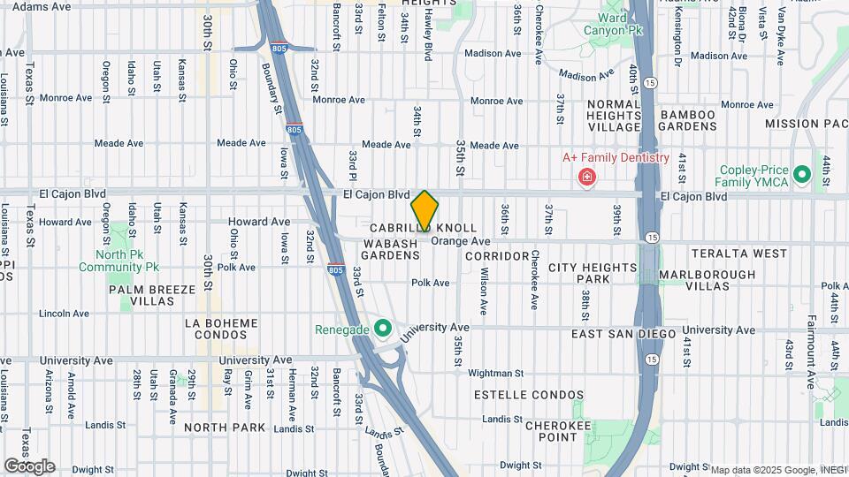 3426 Orange Ave Map and Location Details