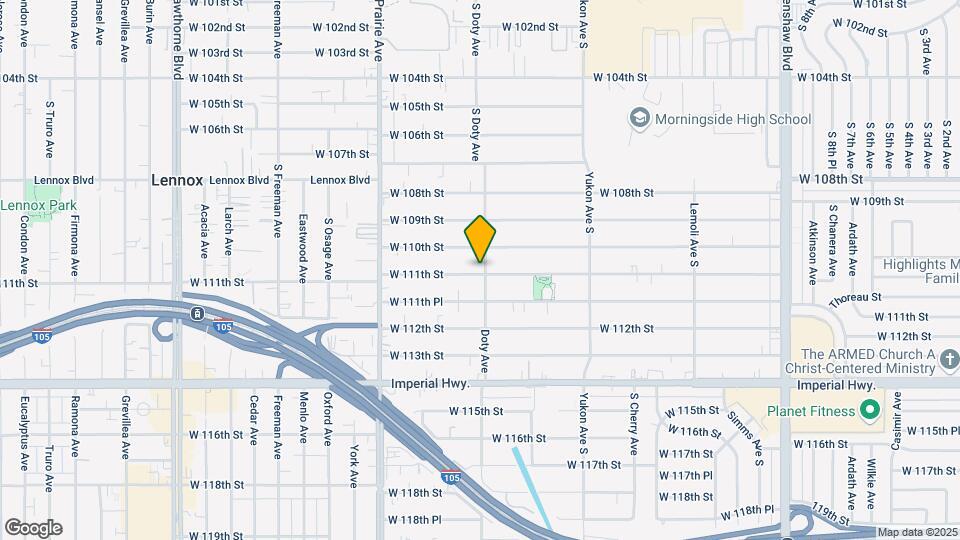 3805 W 111th St Map and Location Details