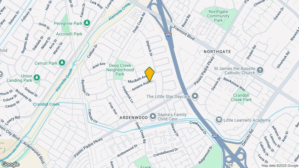 4542 Amiens Ave Map and Location Details