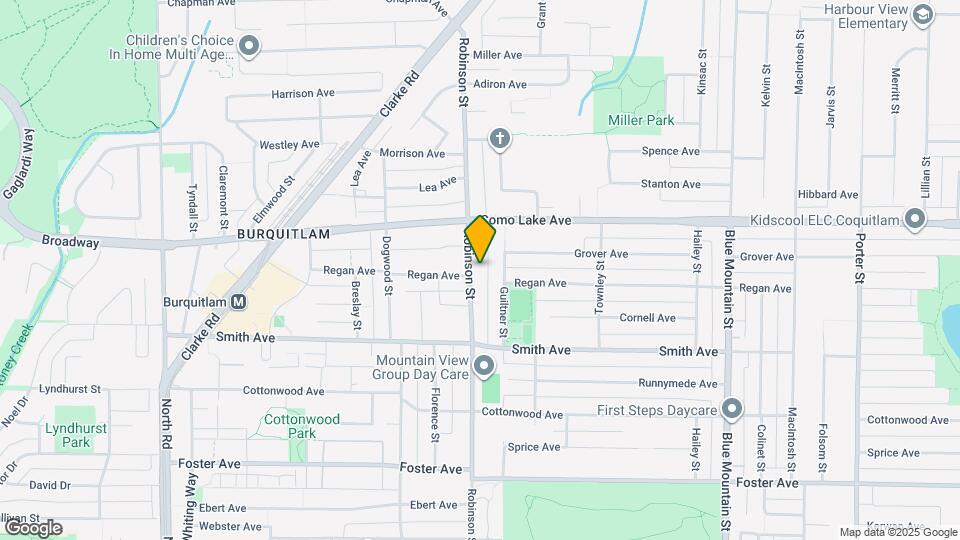 737 Robinson St Map and Location Details