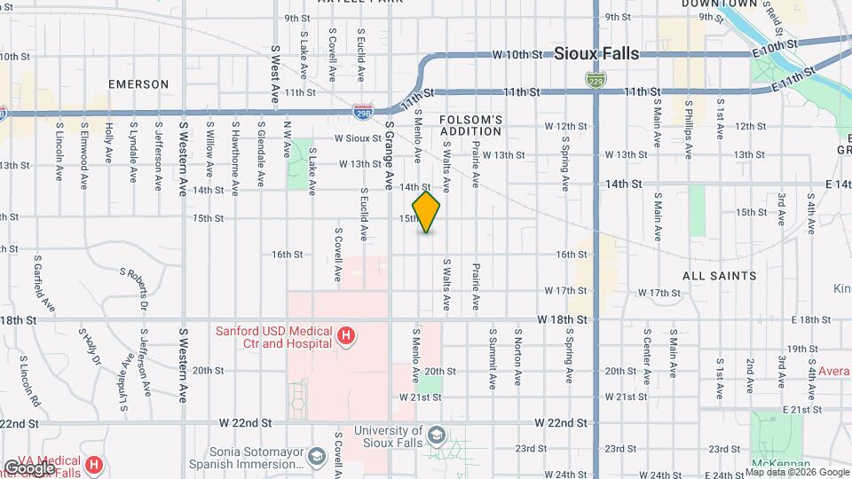 714 S Menlo Ave Map and Location Details