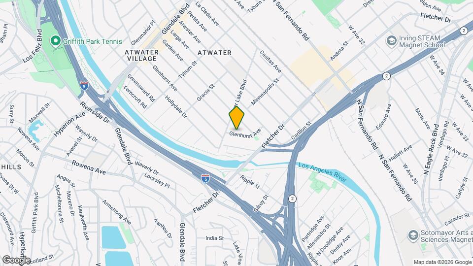 3041 Glenhurst Ave Mapa y Detalles de la Ubicación