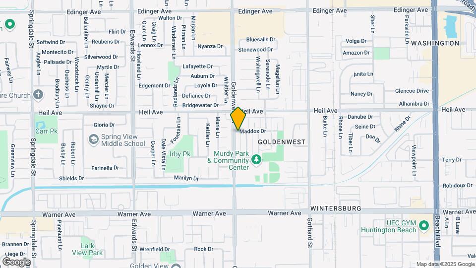 16612 Goldenwest St Mapa y Detalles de la Ubicación
