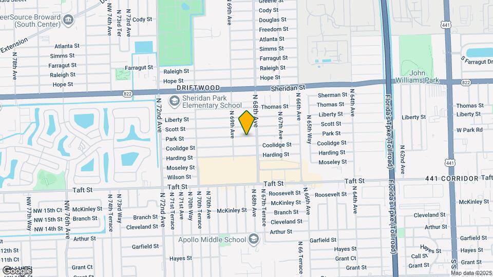 6840 Park St Map and Location Details