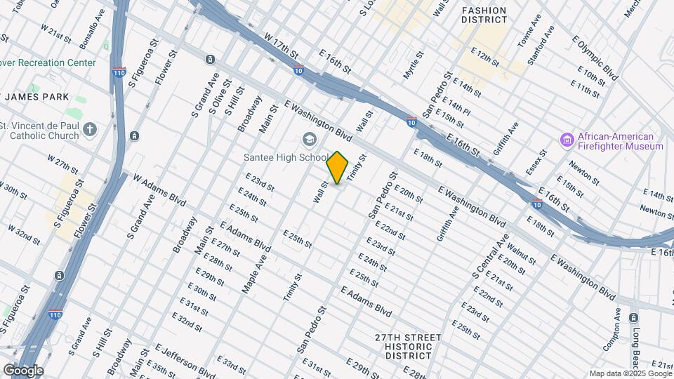 2201 Trinity St Map and Location Details
