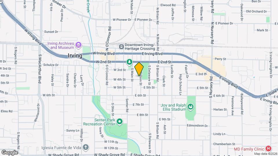 327 S Jefferson St Map and Location Details