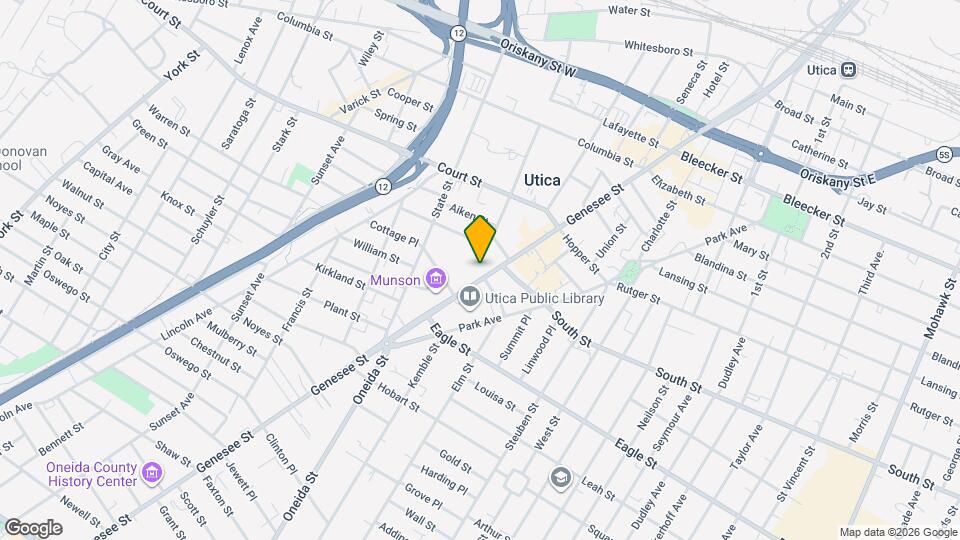 294 Genesee St Mapa y Detalles de la Ubicación