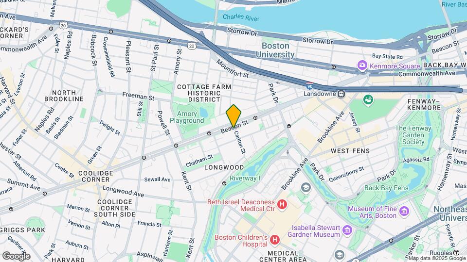 1053 Beacon St Map and Location Details