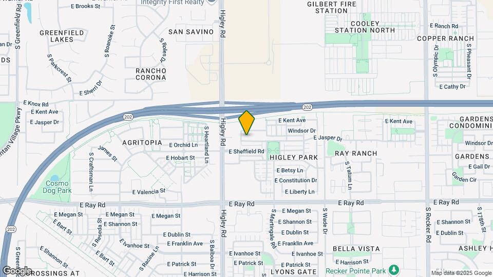 3302 E Jasper Dr Mapa y Detalles de la Ubicación