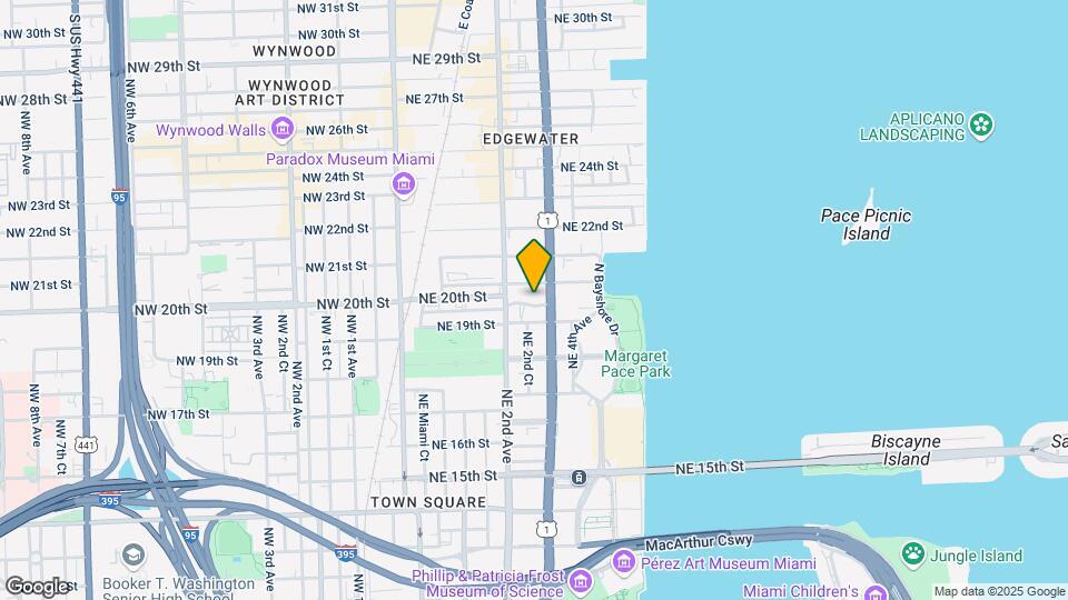 2000 Biscayne Blvd Map and Location Details