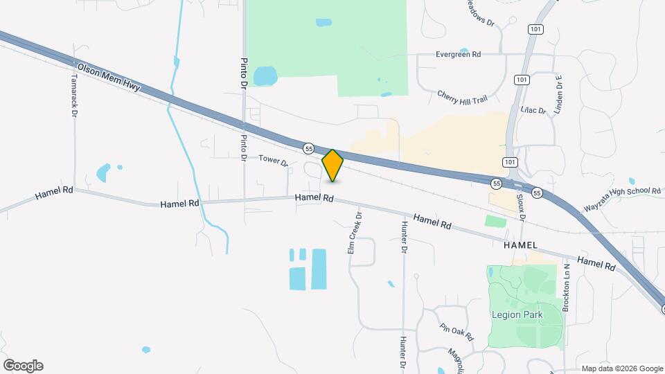 500 Hamel Rd Map and Location Details