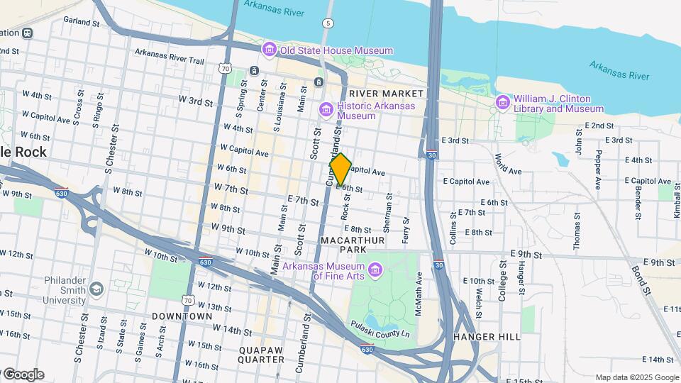 315 E 6th St Map and Location Details