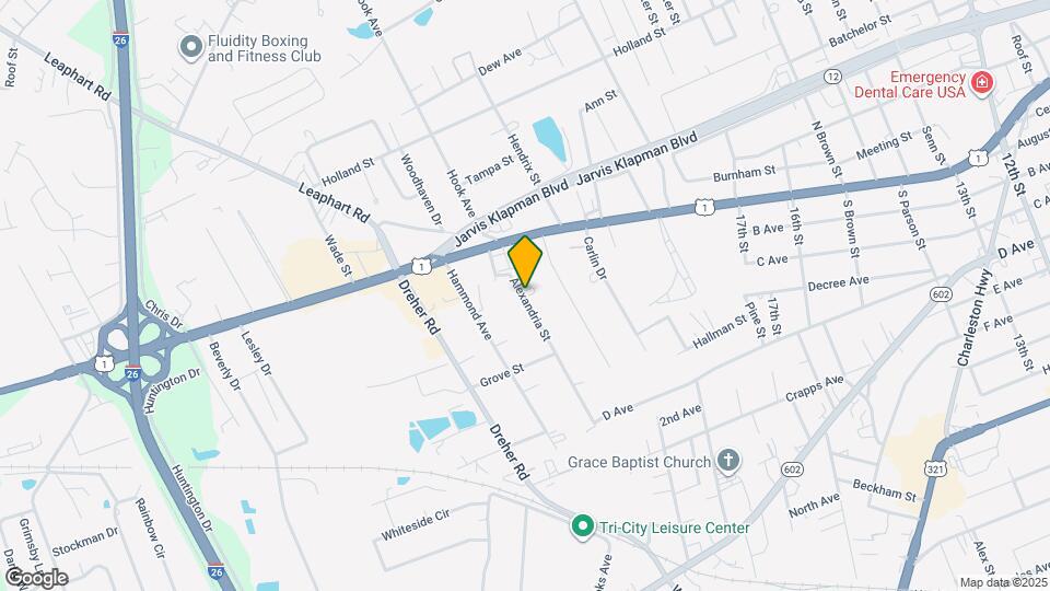 135 Alexandria St Map and Location Details