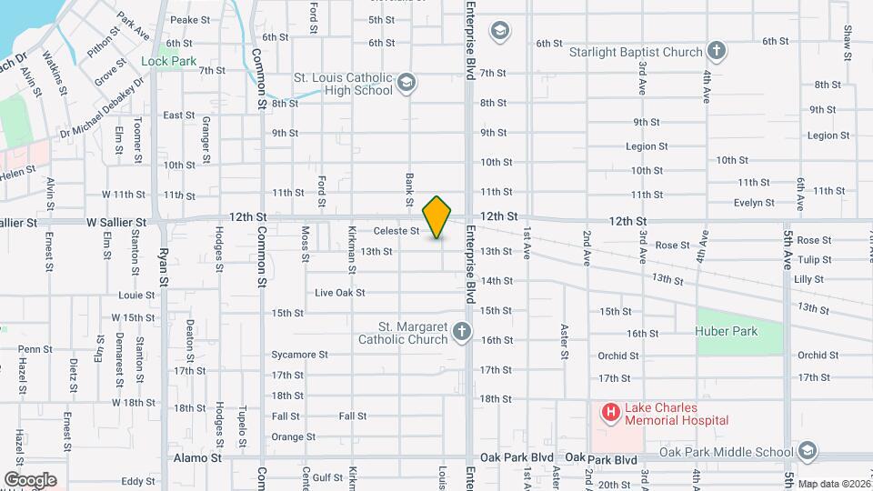 1039 13th St Map and Location Details