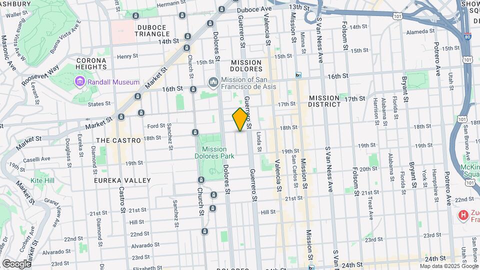 3637 18th St, Unit Apt 2 Map and Location Details