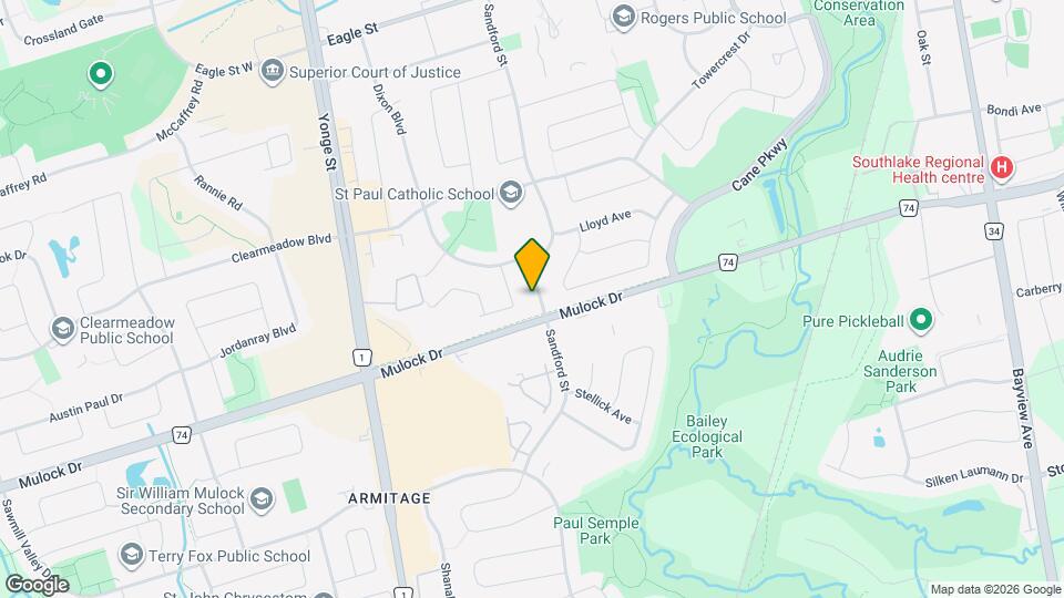 526 Sandford St Map and Location Details