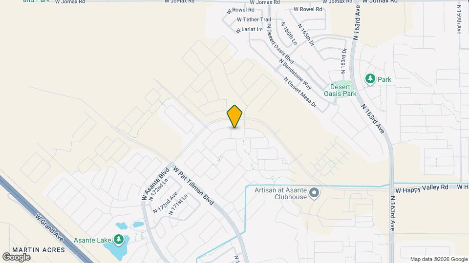 17156 W Smoketree Dr Map and Location Details